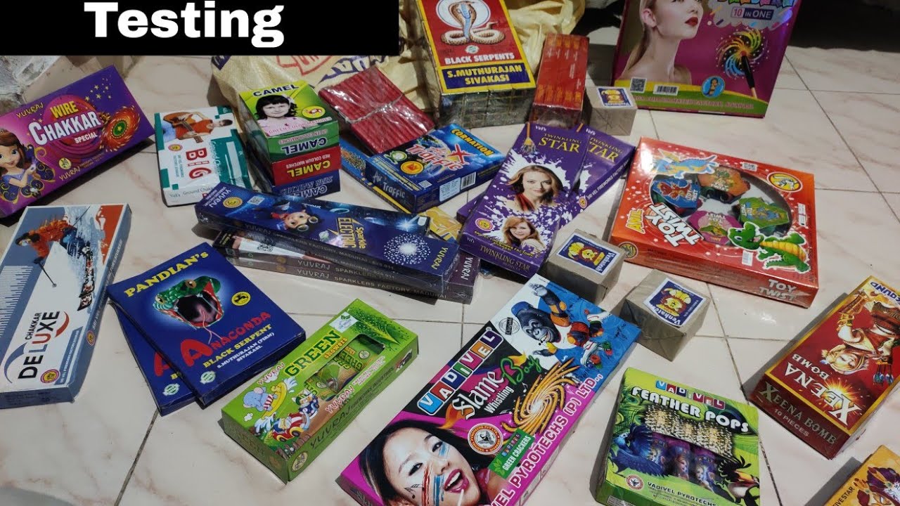 Types of Diwali Crackers Testing | 2019 Diwali Special Crackers Testing