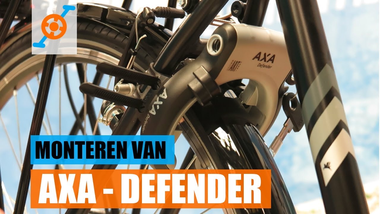 Hoe een ringslot aan het frame monteren | AXA - Defender