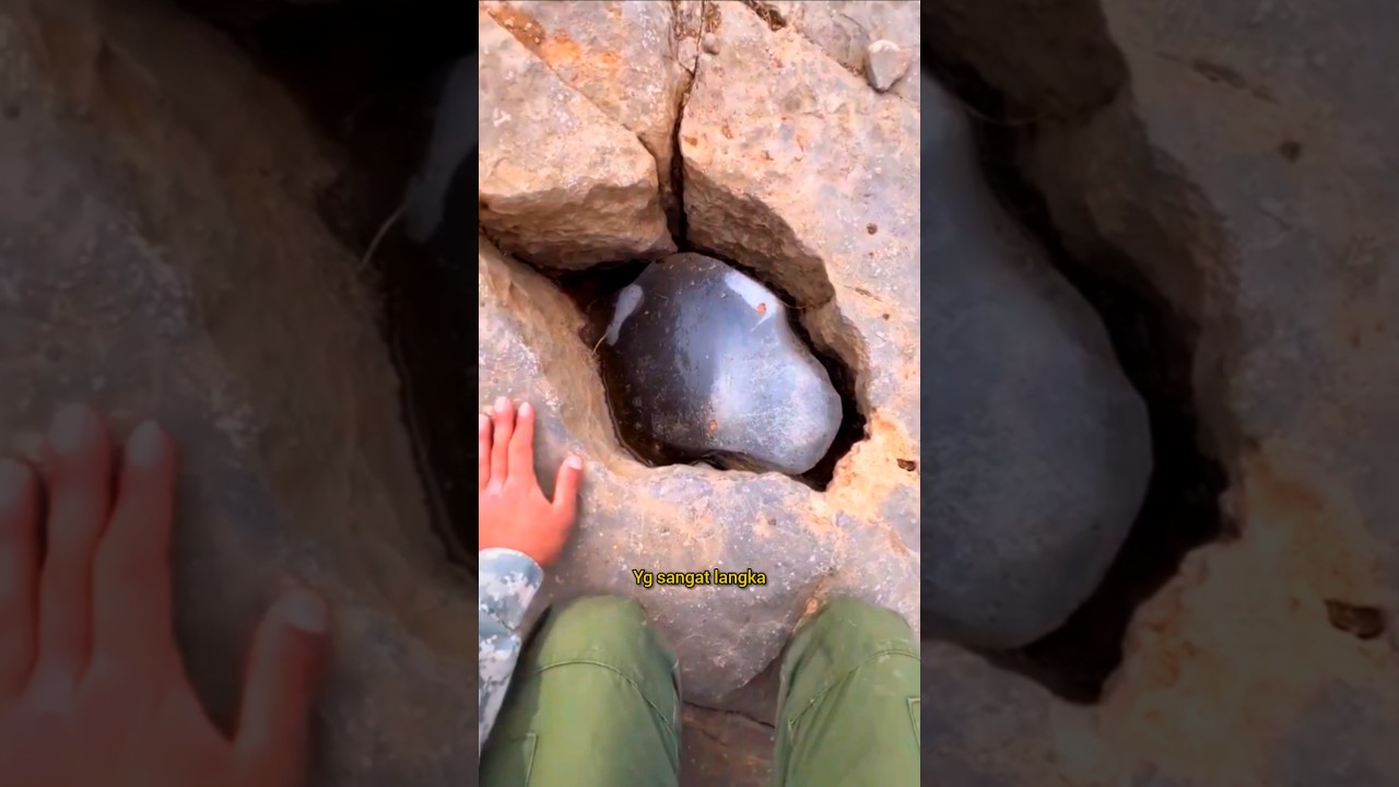 petani ini menemukan batu meteor langka