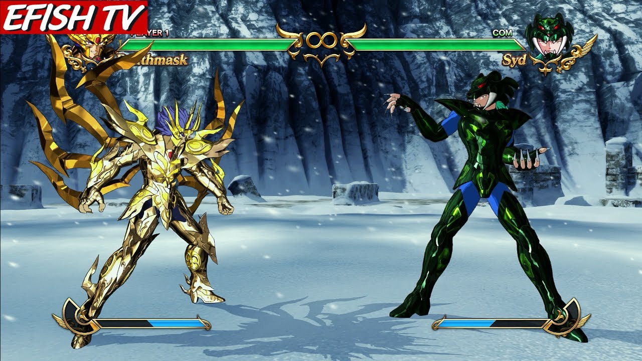 Cancer Deathmask God Cloth vs Mizar Zeta Syd (Hardest AI) - Saint Seiya: Soldiers' Soul