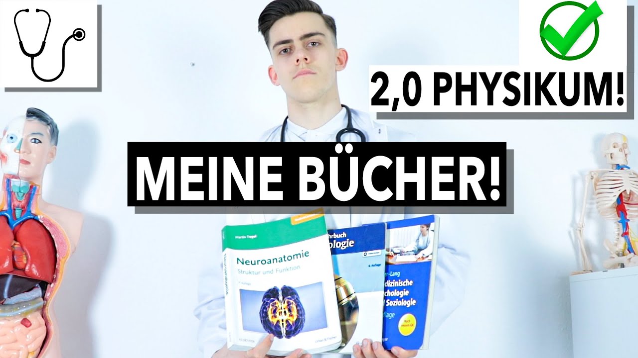 Medizinstudium! Benutzt DIESE BÜCHER für die Vorklinik! (1.-4.Semester inkl. Physikum)