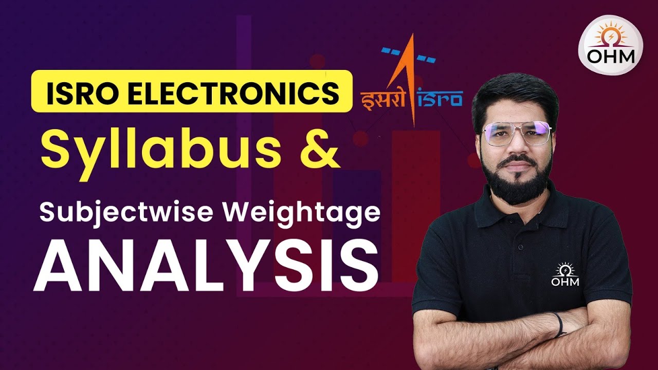 ISRO Exam Syllabus & Subject-Wise Weightage Analysis | Must Watch Before You Start Preparation 
