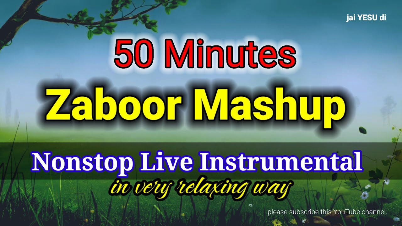 Zaboor Mashup live instrumental music more then 50 minutes | zaboor and geet instrumental