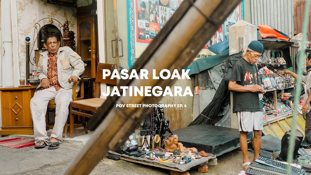 28mm Street Photography in Pasar Loak Jatinegara Jakarta (POV) | SONY A7II FE 50mm F1.8