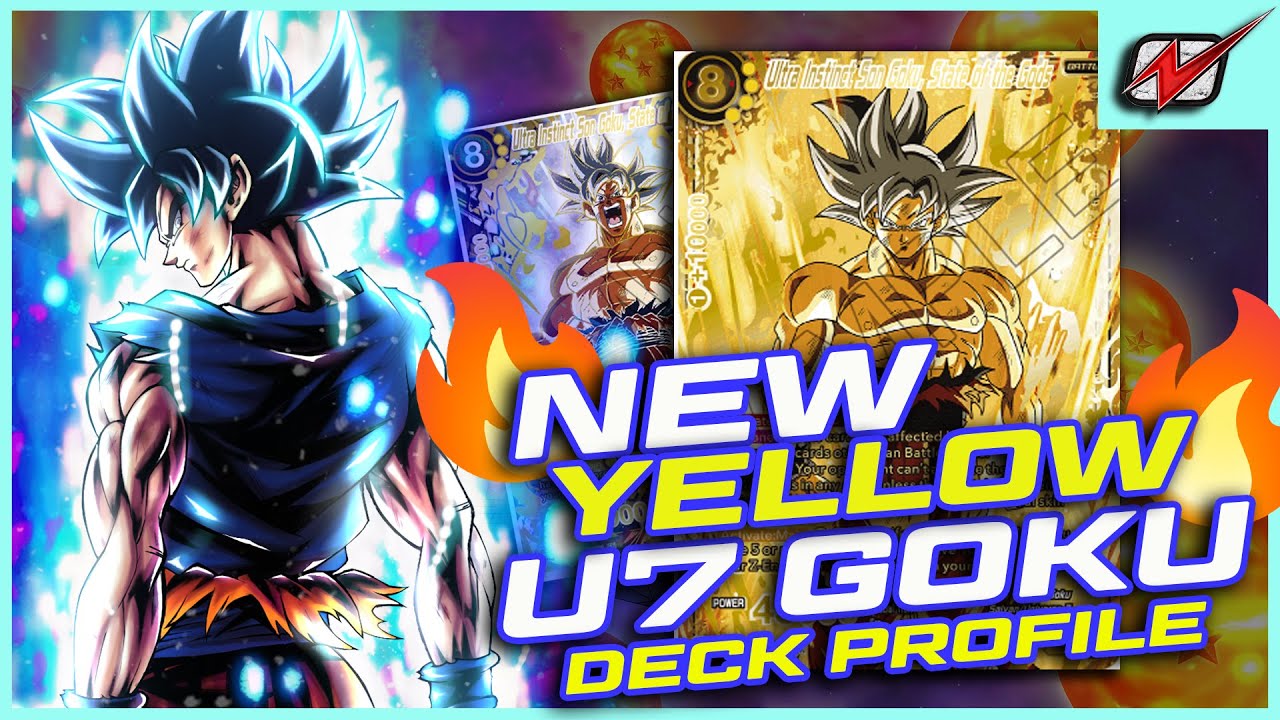 🤩 U7 GOATku!! IS THIS DECK CRACKED!? 😱 (Set 23 - Yellow U7 GOKU) - DECK PROFILE
