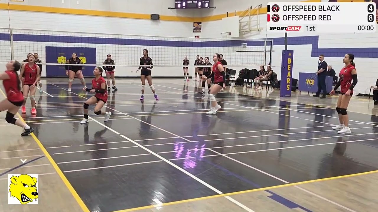 Offspeed Black (25) vs Offspeed Red (12) Set 1