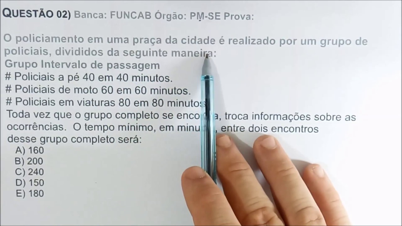 EXERCÍCIOS COM 3 PROLEMAS DE M.M.C | RESOLVIDOS. Prof Micamática