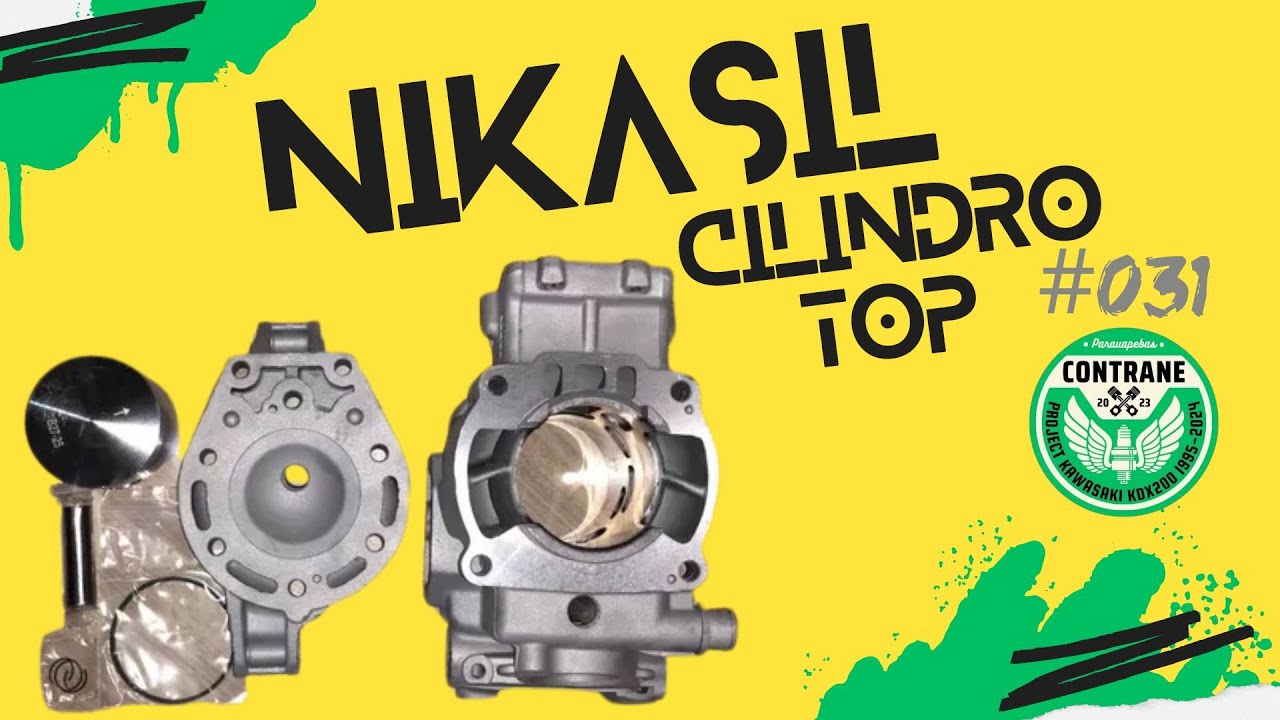 NIKASIL  cilindro da KDX200 part 03  #031