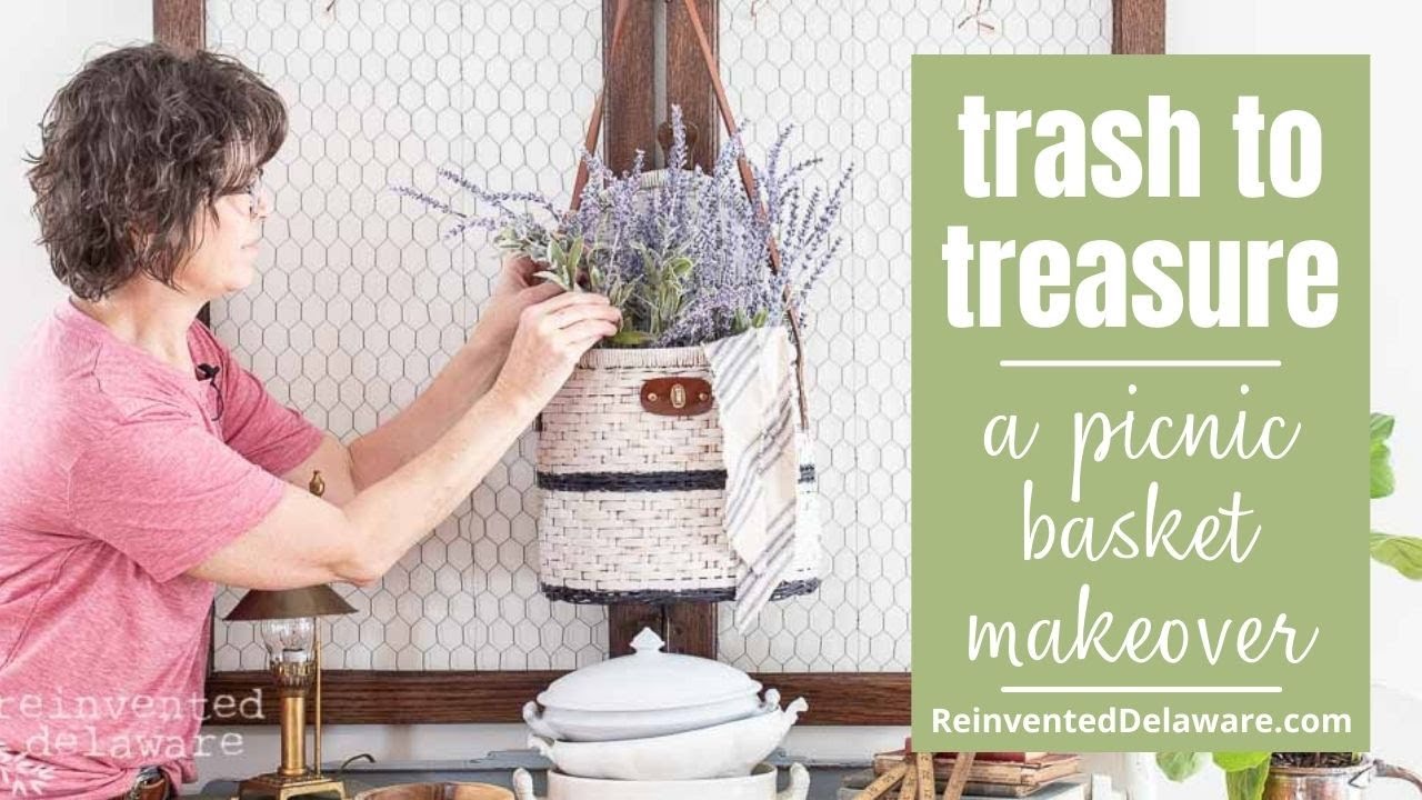 Trash to Treasure Picnic Basket