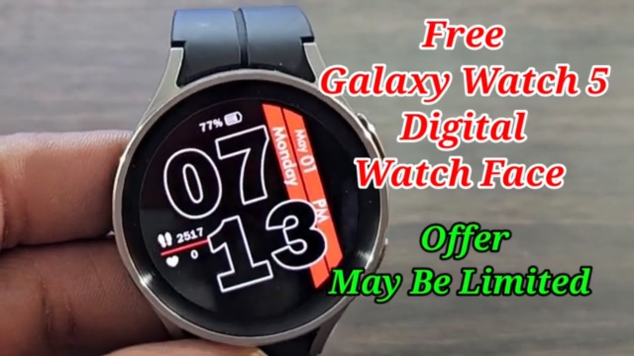 Galaxy Watch 5 Free Watch Face