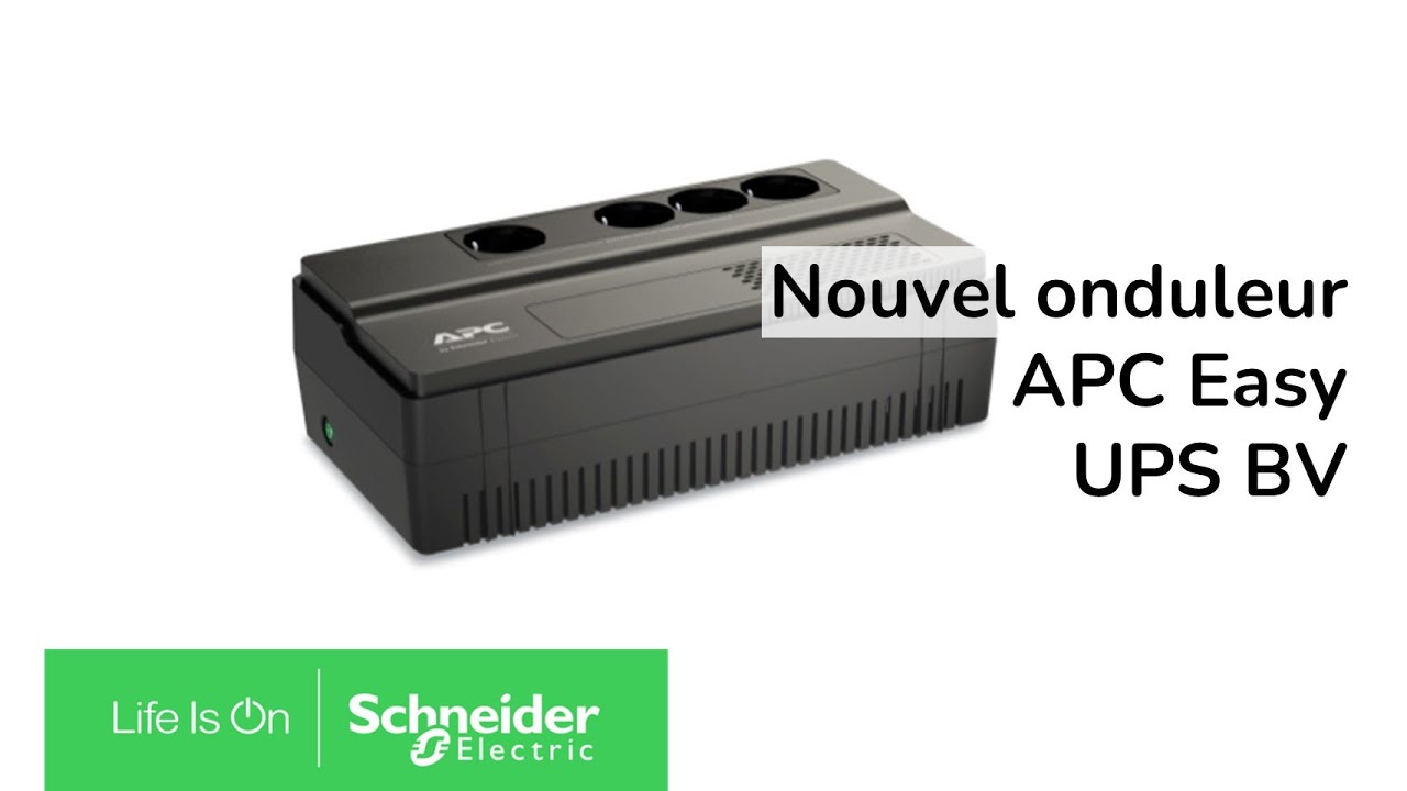 D&eacute;couvrez le nouvel onduleur APC Easy UPS BV