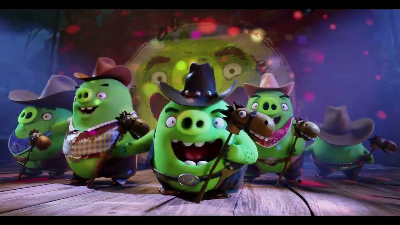 All pig butts in the angry birds movie 1 and 2