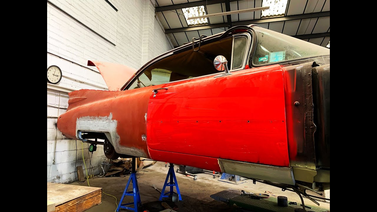 NOT SO ROTTEN!!  The 1959 Cadillac Coupe DeVille Is Mostly Metal Again