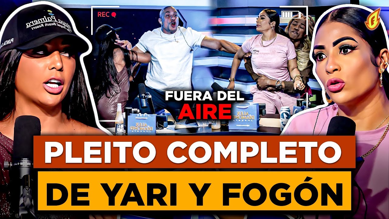 VÍDEO COMPLETO DEL PLEITO DE FOGÓN Y YARI DOTEL EN FOGARATÉ RADIO FUERA DEL AIRE!