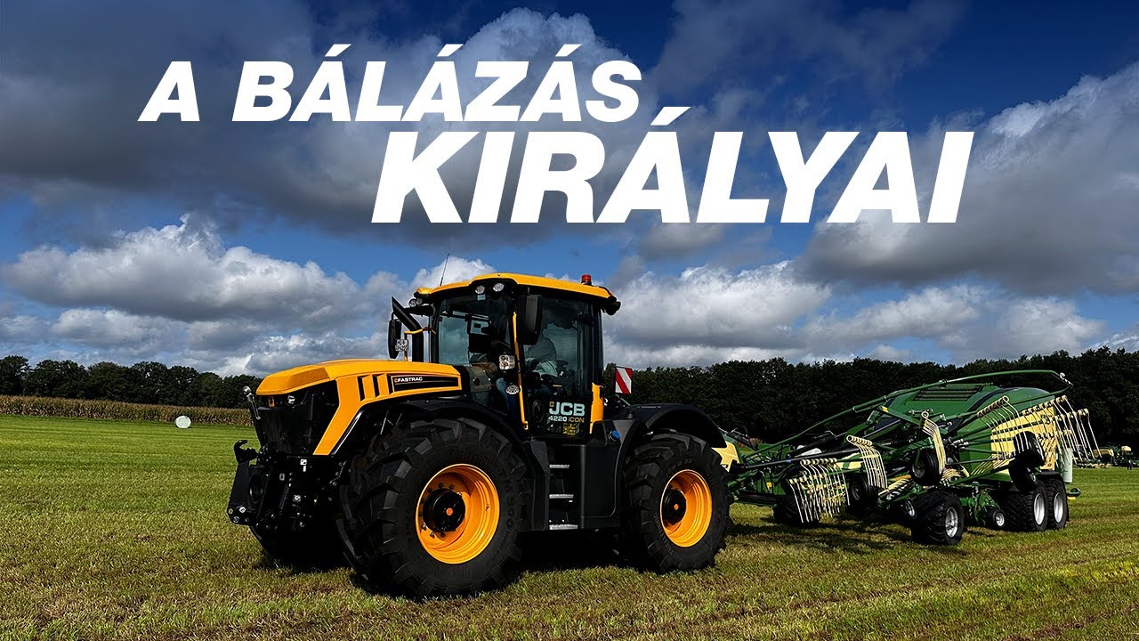 Bálázó vonat, legnagyobb kasza, új BigX - KRONE újdonságok!