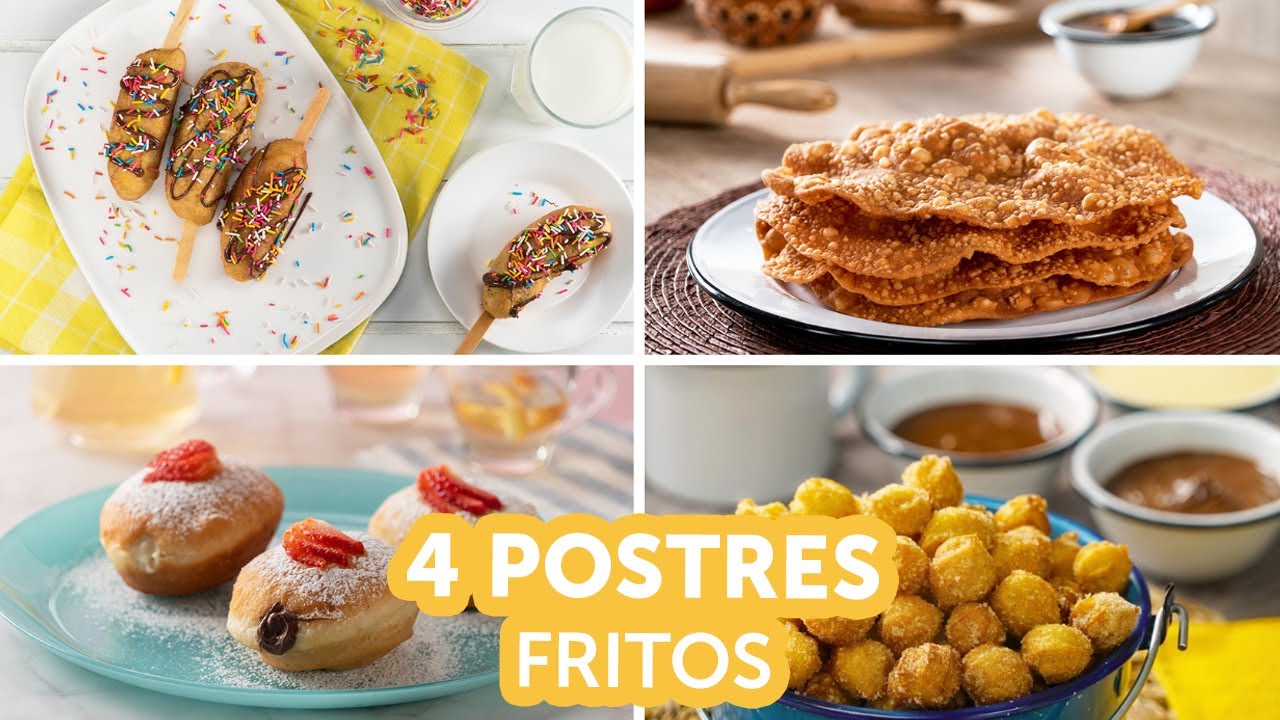 4 postres fritos | Kiwilimón