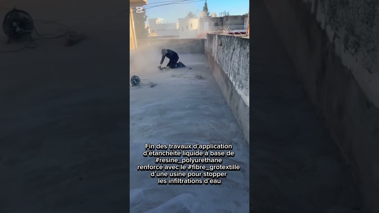Travaux Etancheite par fibre Geotextile en Tunisie 🇹🇳 by SMSPROLIVE +216 96 515 994 Whatsapp