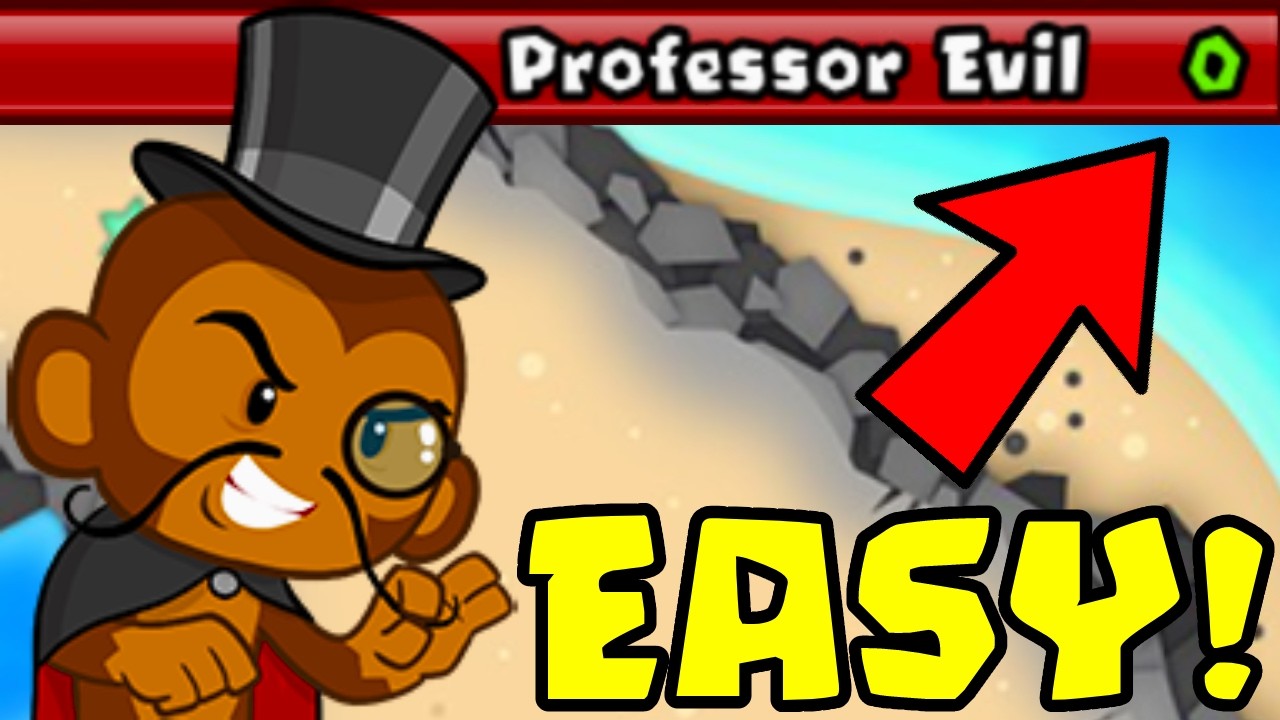 Easily Beat the NEW Professor Evil Challenge... (Bloons TD Battles)