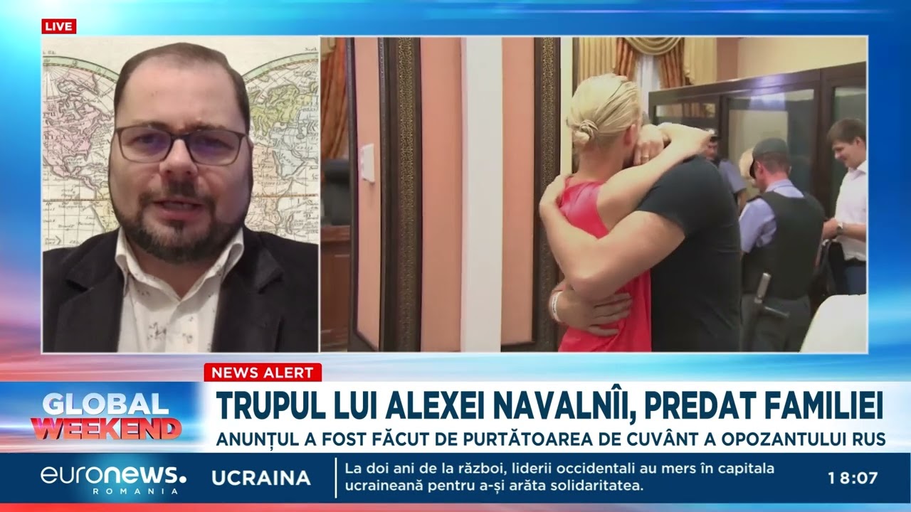 Trupul lui Alexei Navalnîi, predat familiei la mai bine de o săptămână după moartea lui