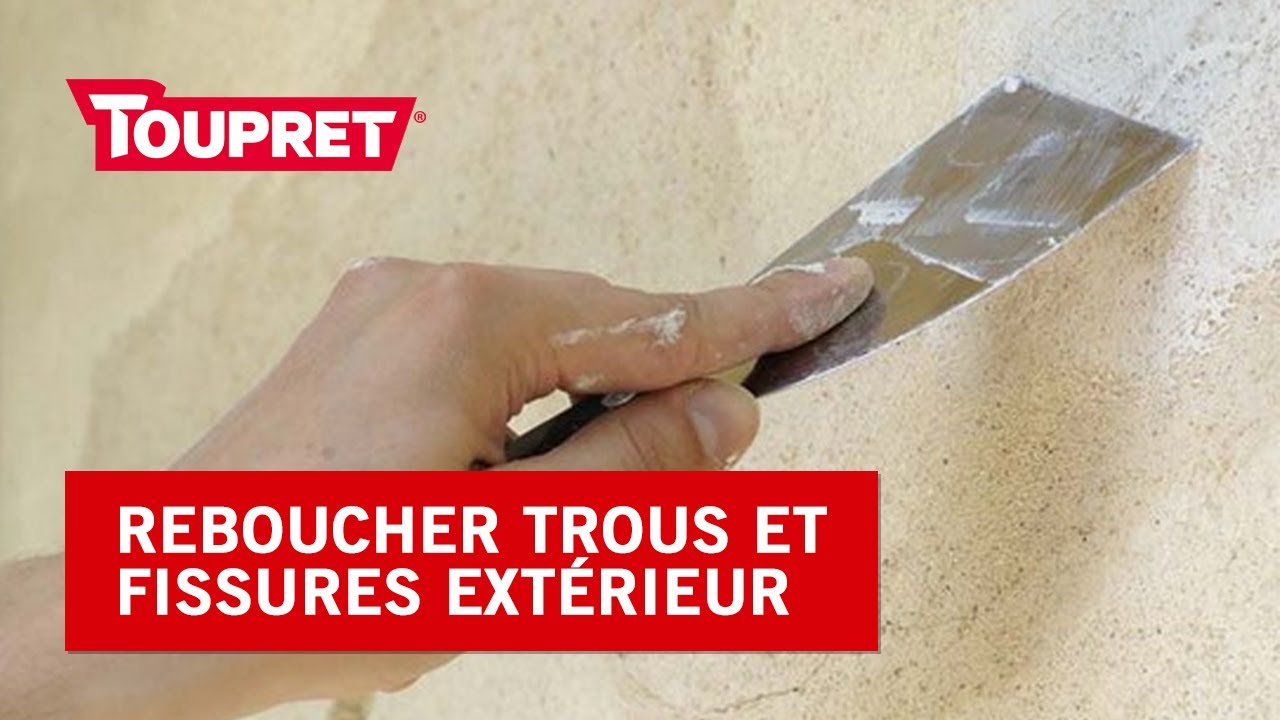 COMMENT REBOUCHER TROUS ET FISSURES SUR UN MUR EXT&Eacute;RIEUR ? TUTO RX2