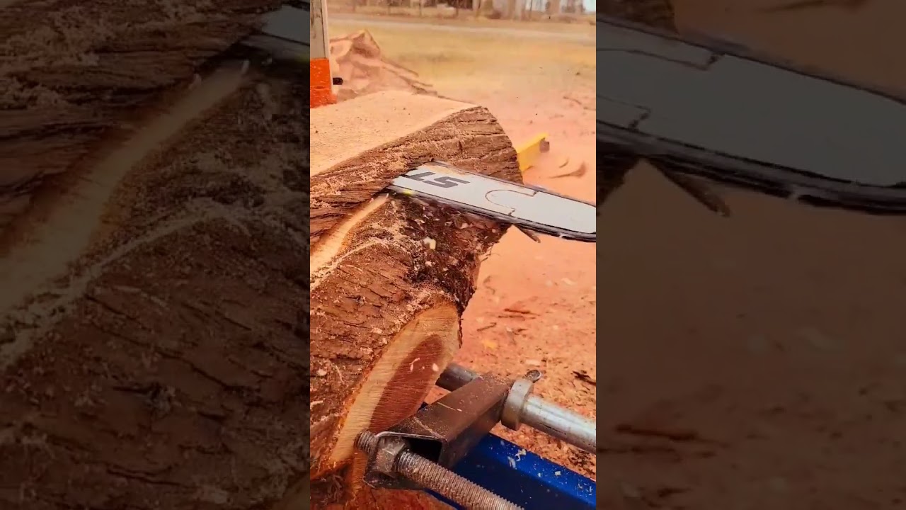 milling cedar for the roller cabin holzffarma g660 on the Norwood pm14 chainsaw mill 