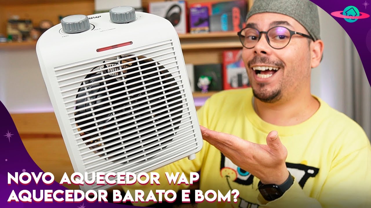 AQUECEDOR ELÉTRICO WAP AIR HEAT 3 EM 1: AQUECEDOR BARATO E BOM PARA O INVERNO? (UNBOXING COMPLETO)