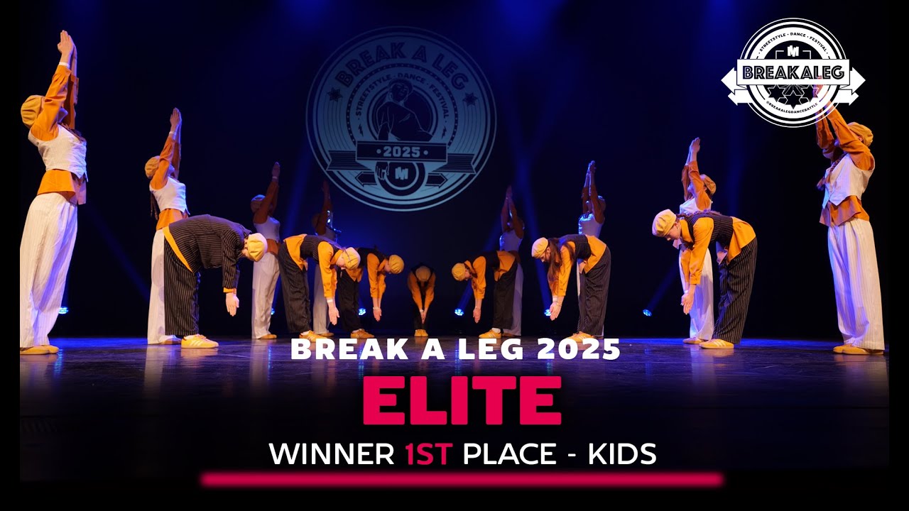 Elite by Urban Dance Factory | 1st Place | BREAK A LEG 2025 | Kids | Meervaart | Crew Competition