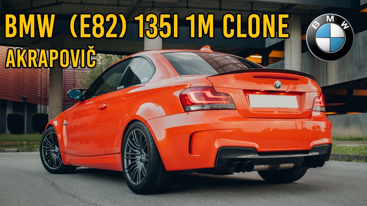 BMW 135i 1M CLONE in Arancio Argos | N55 Akrapovič Sound @E82GT