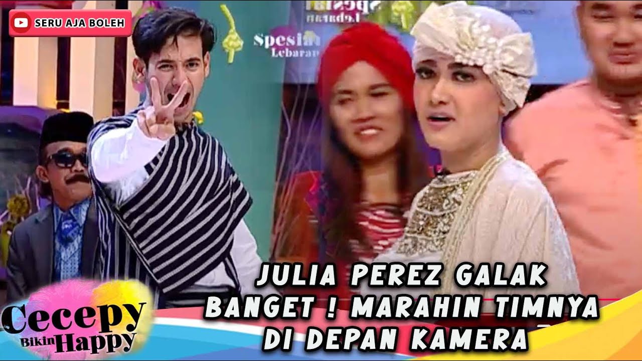JULIA PEREZ GALAK BANGET ! MARAHIN TIMNYA DI DEPAN KAMERA  - CECEPY