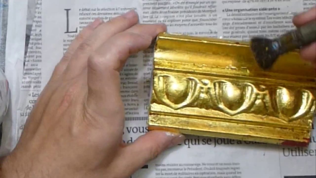 Comment faire de la dorure à la feuille