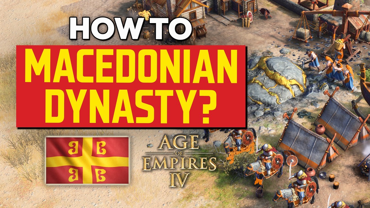 BEST Macedonian Dynasty Build Order Guide For AOE4 (Castle Rush)