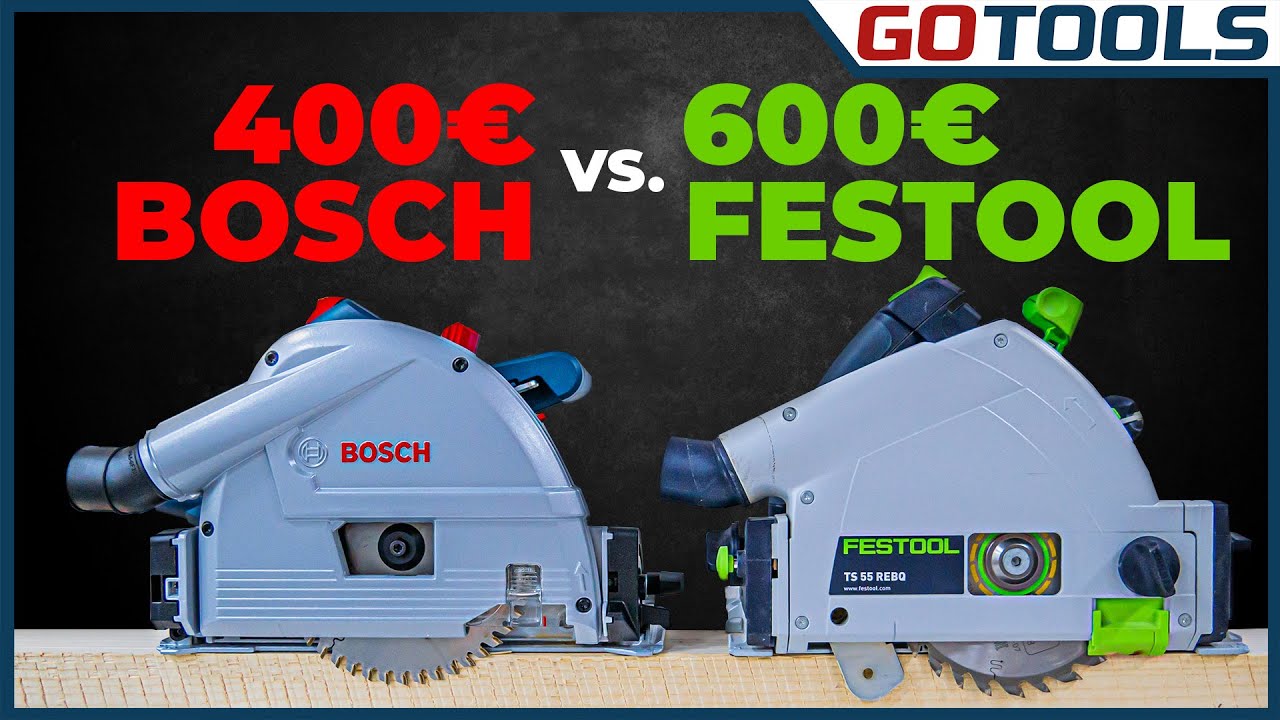 🔥 Welche Tauchsäge ist besser? Festool TS55R vs BOSCH GKT55GCE 🔔 inkl. Verlosung 🔔