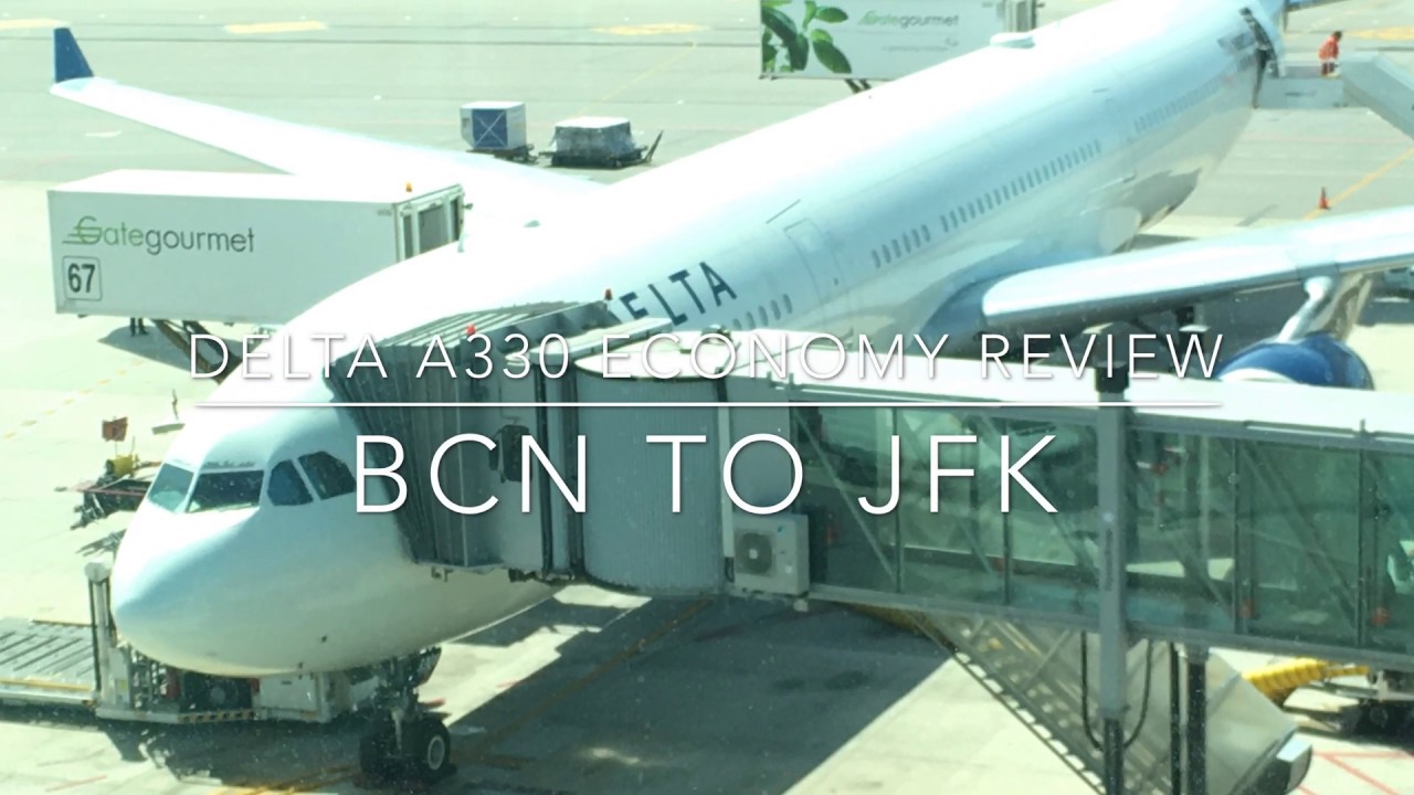 Delta A330 Transatlantic Main Cabin Review Barcelona to New York
