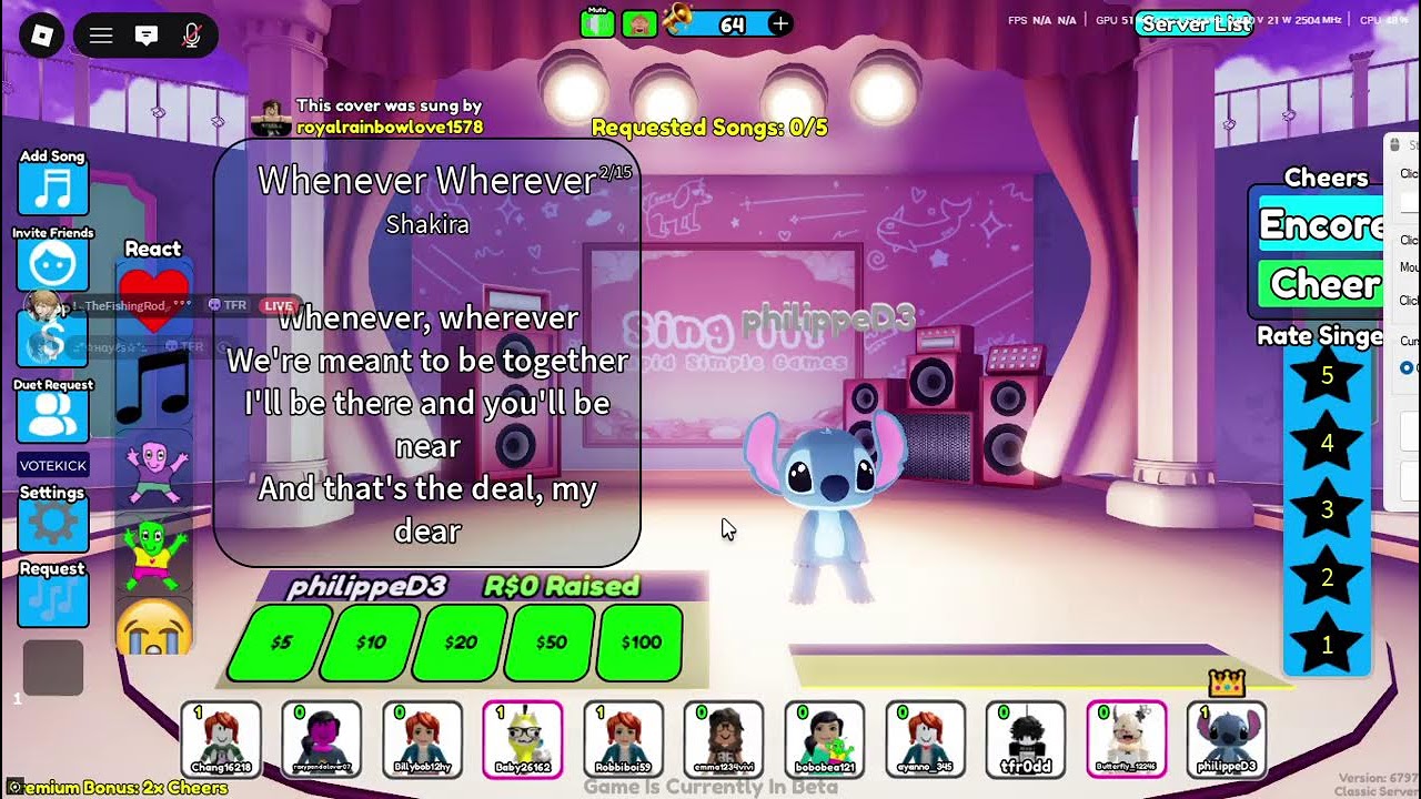 singing my soul out for sure