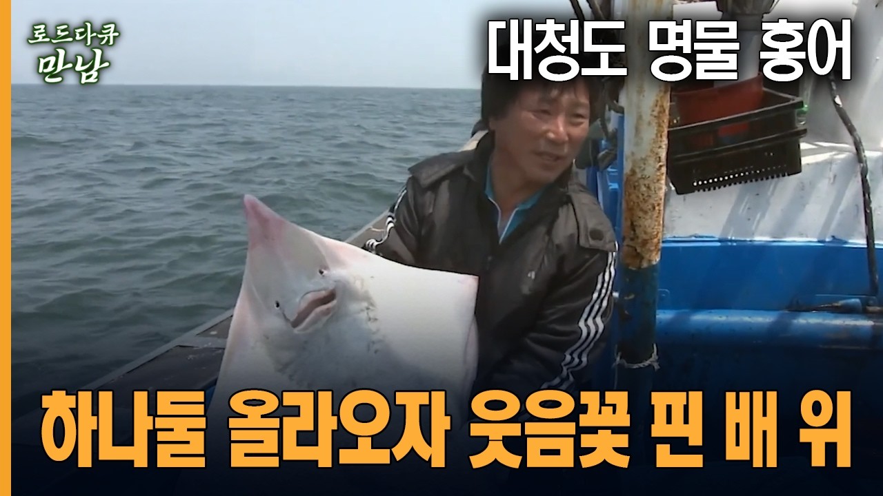 [로드다큐 만남 35회-1부] 대청도 명물 홍어 하나둘 올라오자 웃음꽃 핀 배 위