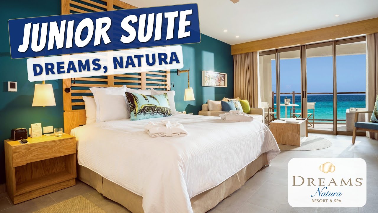 Junior Suite Ocean Front Double | Dreams Natura Resort & Spa | Full Walkthrough Tour & Review | 4K