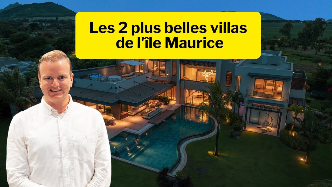 Les 2 plus belles villas de l'île Maurice | A vendre à Anahita Golf