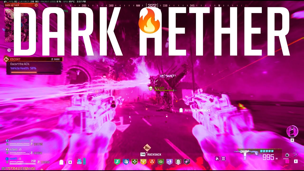 WOW Dark Aether 1 was on fire today 🔥😂🤣🤪😁 | CoD Modern Warfare 3 Zombies #MWZ #helping