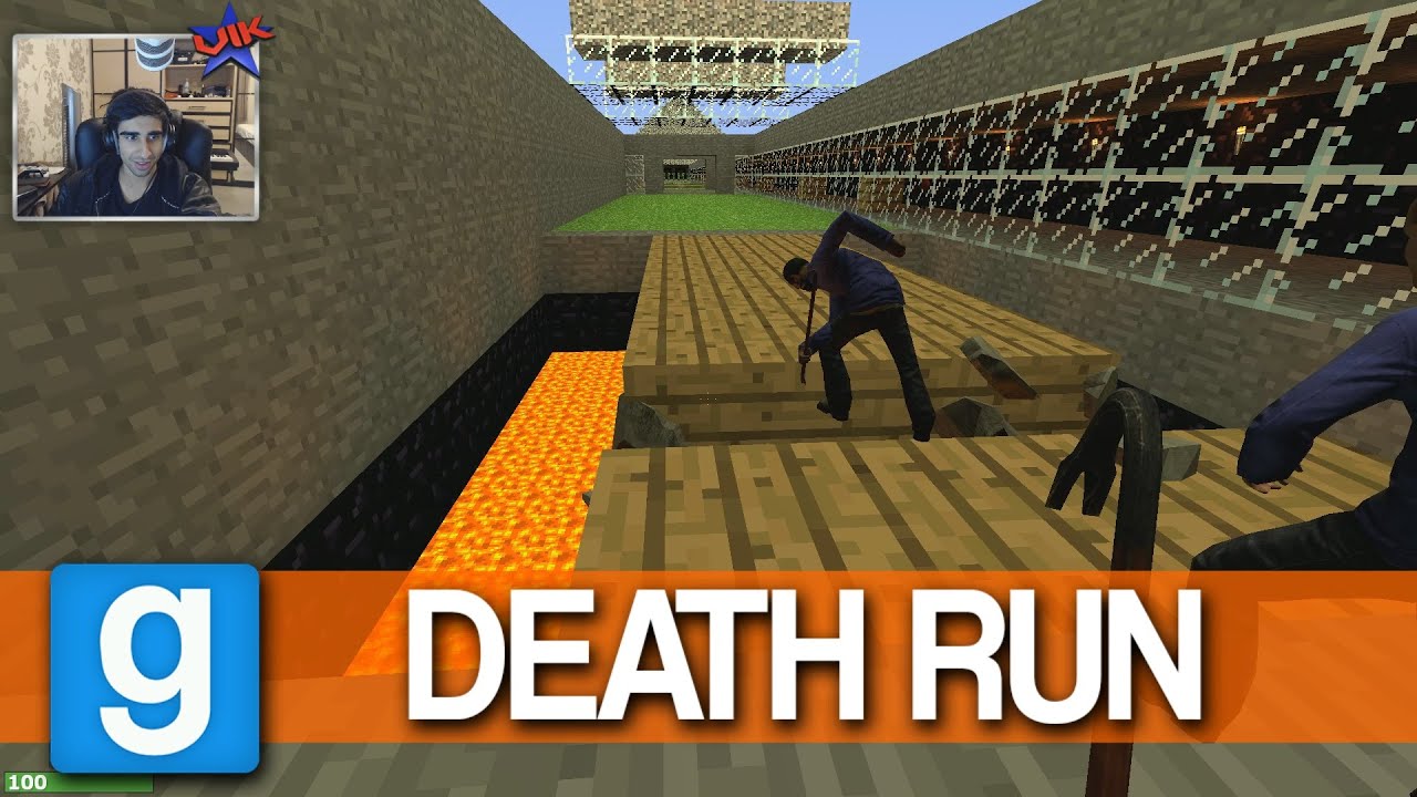 MINECRAFT MAP! - GMOD Death Run - (Garry's Mod Deathrun)