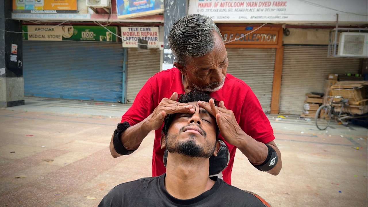 Waris Barber's ANXIETY Killer Head Massage Therapy | DEEP Relaxation For Instant Sleep | INDIAN ASMR