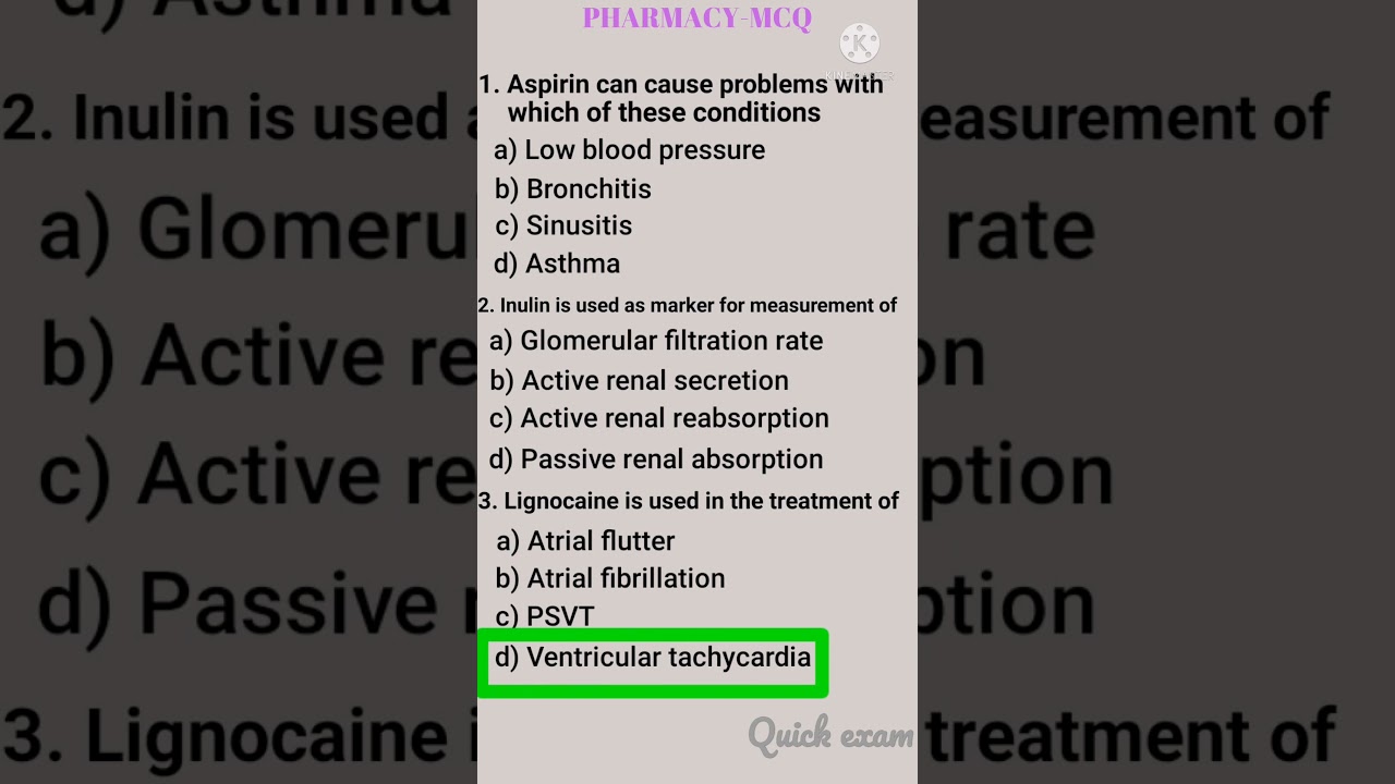 Drug inspector exam questions #shorts