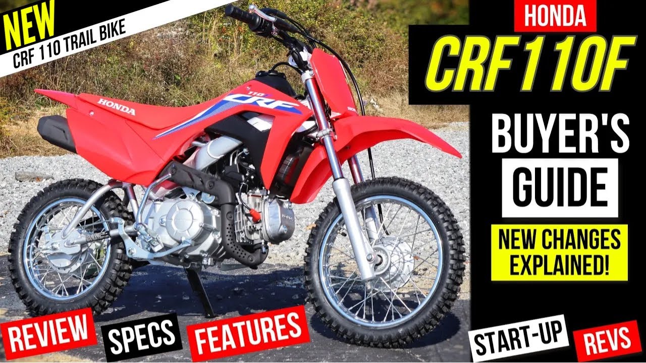 New Honda CRF110F Review: Specs, Changes Explained, Features + More! | CRF 110 Dirt Bike