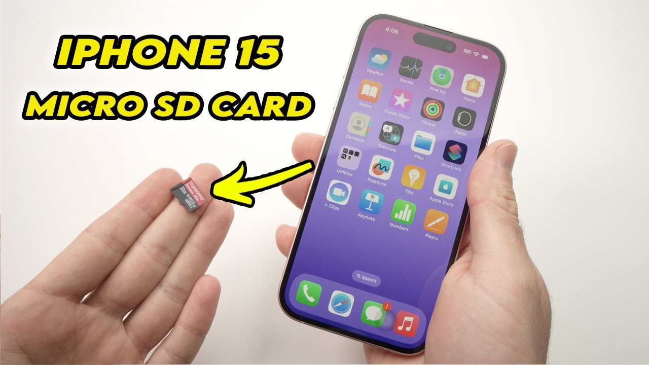 Как использовать карту microSD с iPhone 15/Pro/Plus