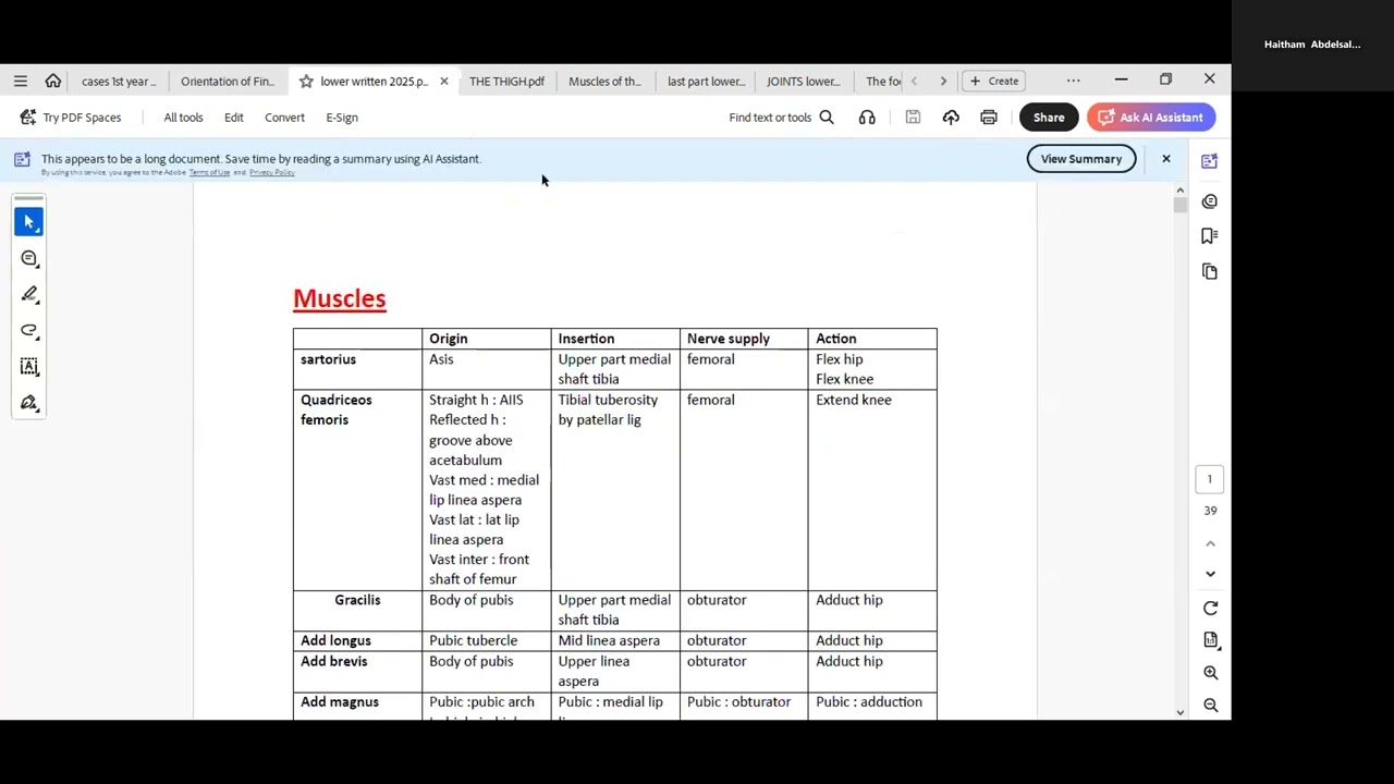 cases and orientation Written 103 د/هيثم عبدالسلام اناتومى
