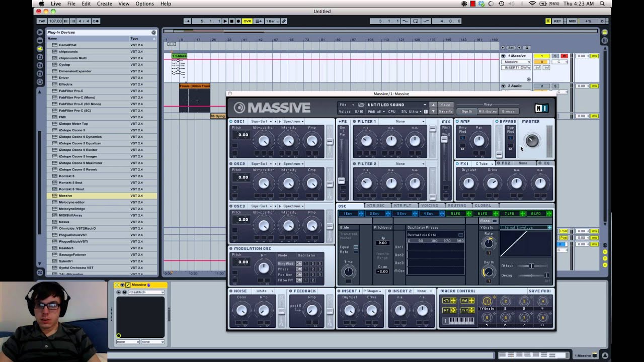 Dillon Francis/Kill the Noise style sawtooth synth lead tutorial for NI Massive