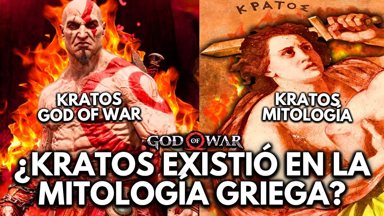 ¿Kratos existió realmente en la mitología griega? | Kratos God of War VS Kratos Mitología 🔥