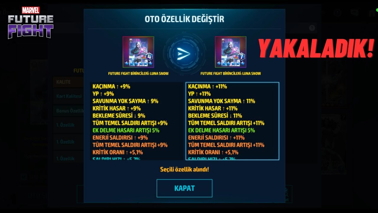 +200 Değişim Attım! - Yeni Kart Değerleri? | Marvel Future Fight