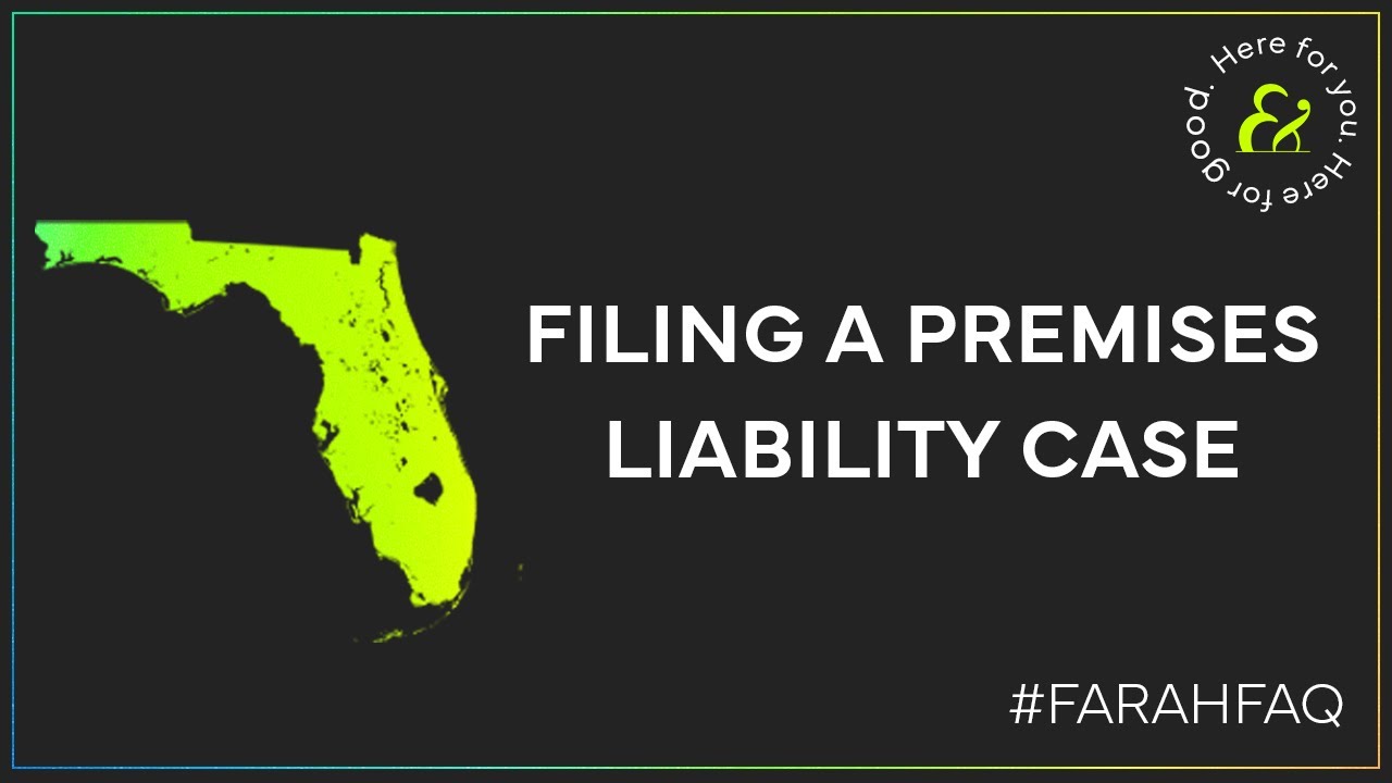 How Do I File A Premises Liability Claim In Florida?