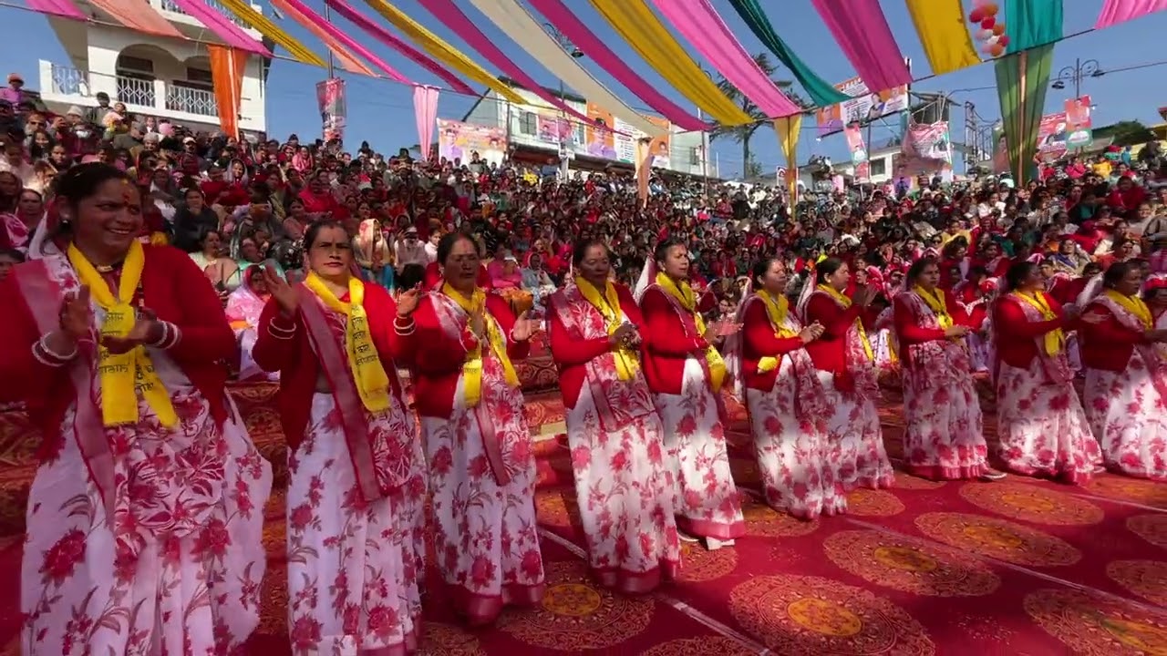 2026 लोहाघाट, नगर में २, दिवसिये होली की शुरुआत पाटन पटनी की महिलाऑं ने बड़े ही धूम धाम  से की, 
