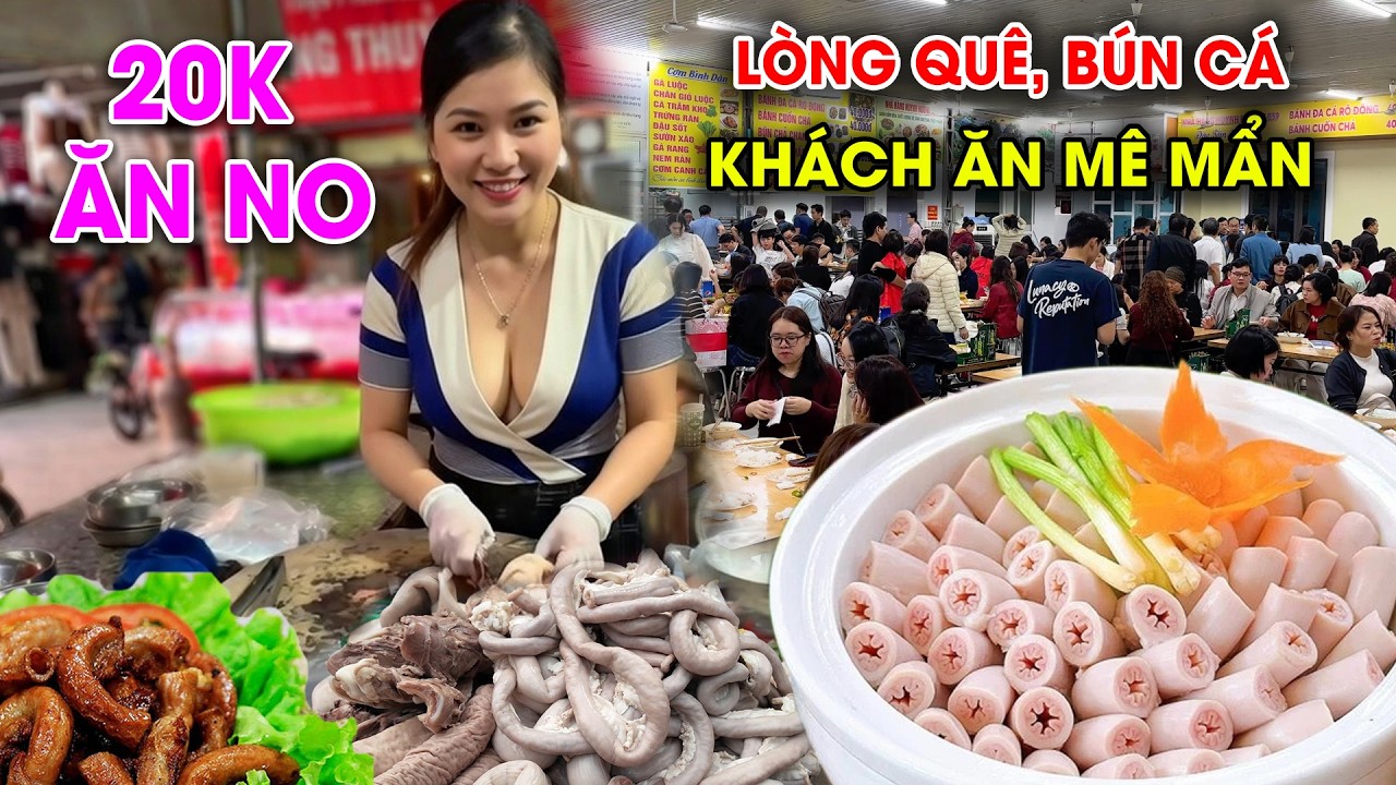 EM GÁI QUÊ BÁN LÒNG, BÚN CÁ KHIẾN KHÁCH ĂN MÊ MẨN